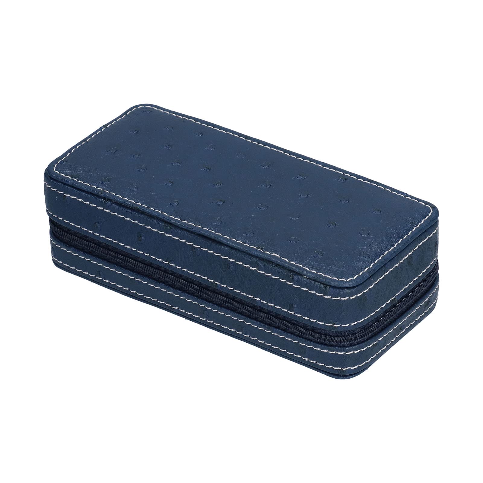 Uhrengehäuse-Halter-Organizer, für Luxusuhren, kompakte manuelle Car-Line-Handwerkskunst, integrierte Schallwandaufbewahrung, galvanisierte antike Kette, Muster PVC L