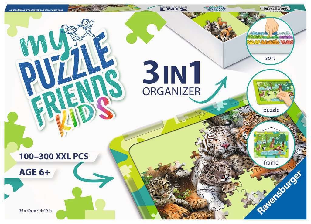 Ravensburger - 13265 3in1 Organizer für Kinderpuzzle in grün