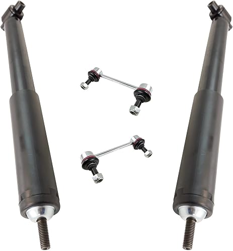 TRQ Rear Suspension Kit Shock Absorber Sway Bar Stabilizer Link Compatible with 