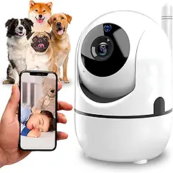 Babá Eletrônica Wifi Câmera Sem Fio Visão Noturna Microfone