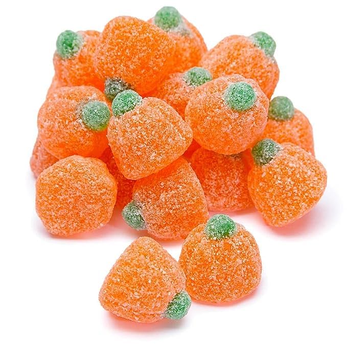 Candy Shop Jelly Pumpkins, Soft and 2 Lb Sweet Candy, Perfect Halloween and Fall Snacks, Orange Pumpkin Shaped Holiday Delights