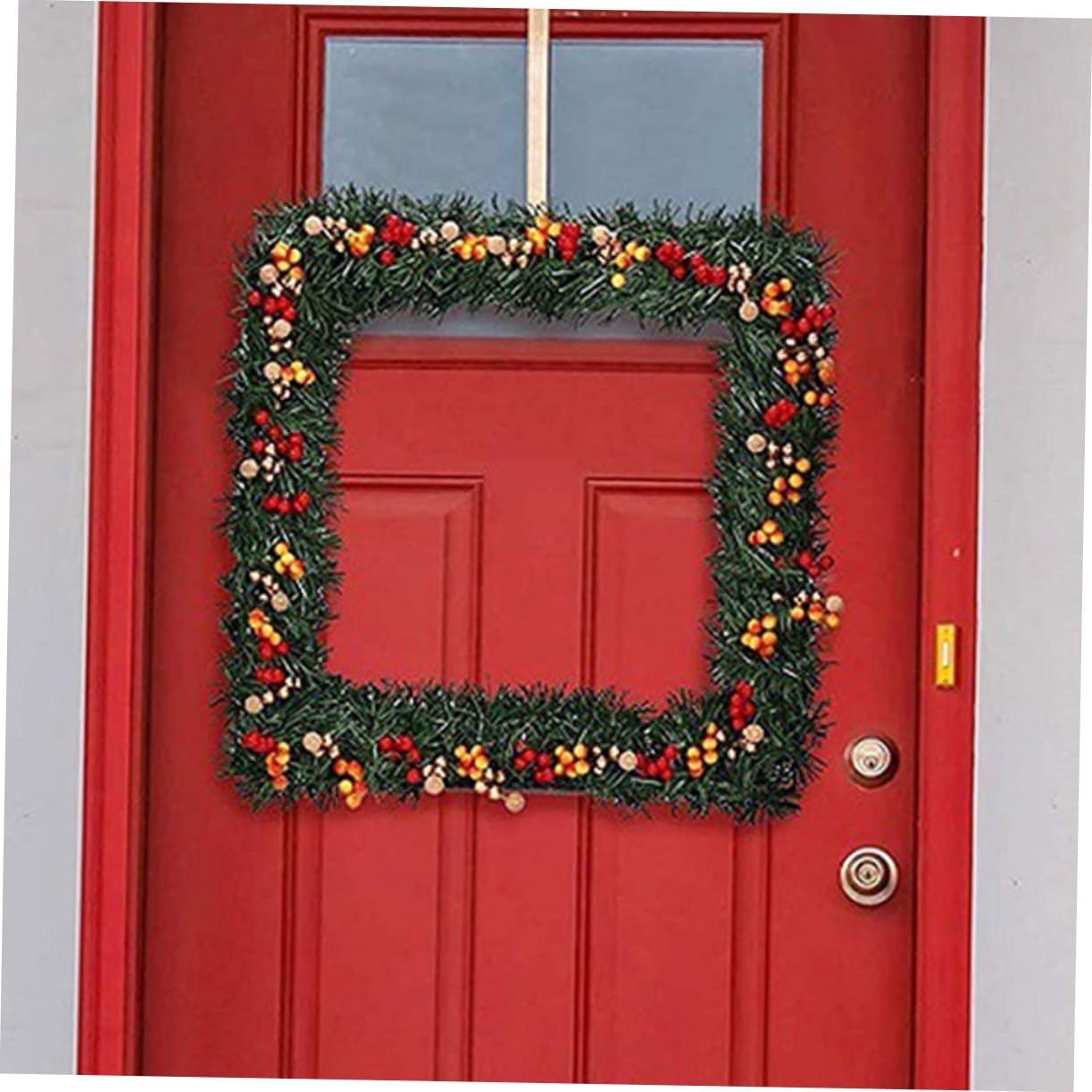 PRETYZOOM 3pcs Square Metal Wreath Frame for Flower Craft Projects Wreath Rack for Holiday Decorations and Unique Home Decor