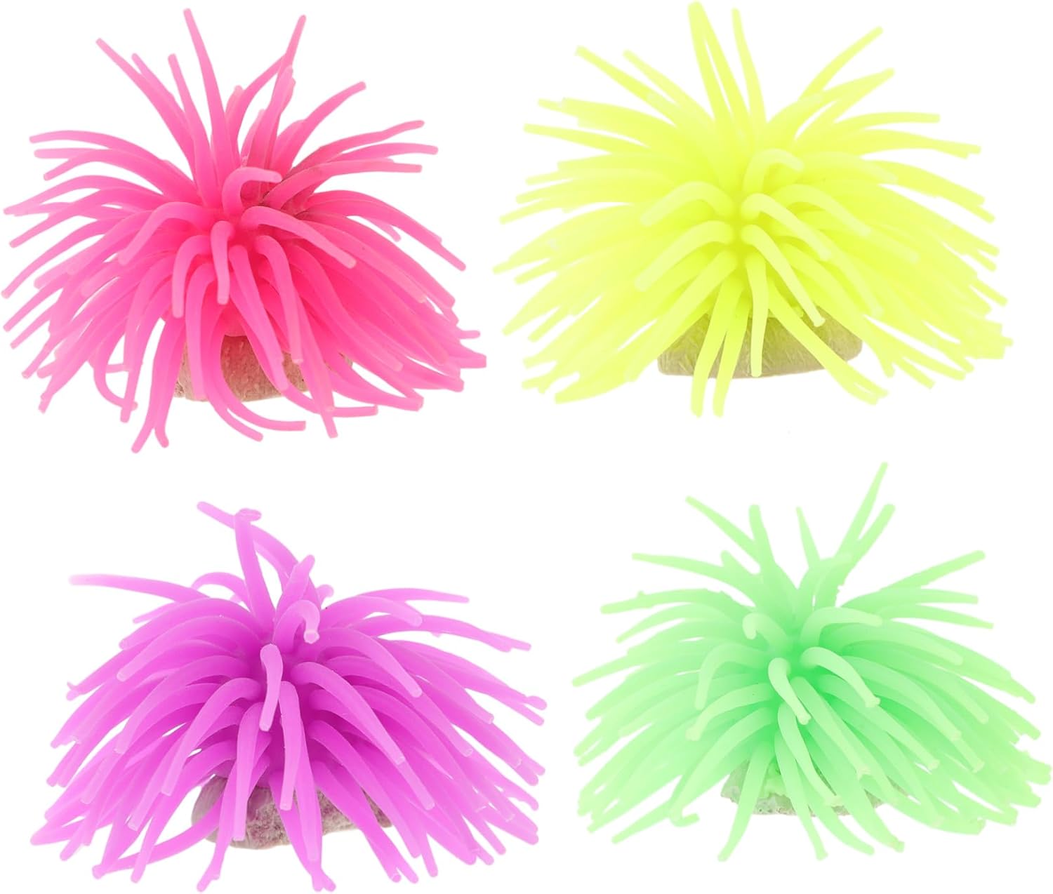 KESYOO 20pcs Silicone Coral Decoration for Aquarium Lifelike Artificial Coral Plants Bright Colors for Fish Tank Landscape and Natural-Looking Underwater Decor