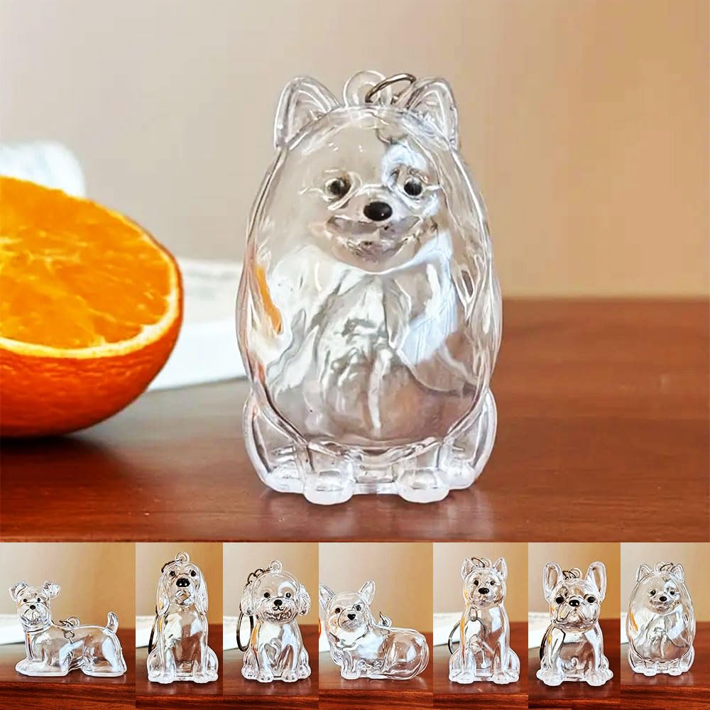 Amazon | 犬 毛 収納 キーホルダー ポメラニアン チワワ サモエド