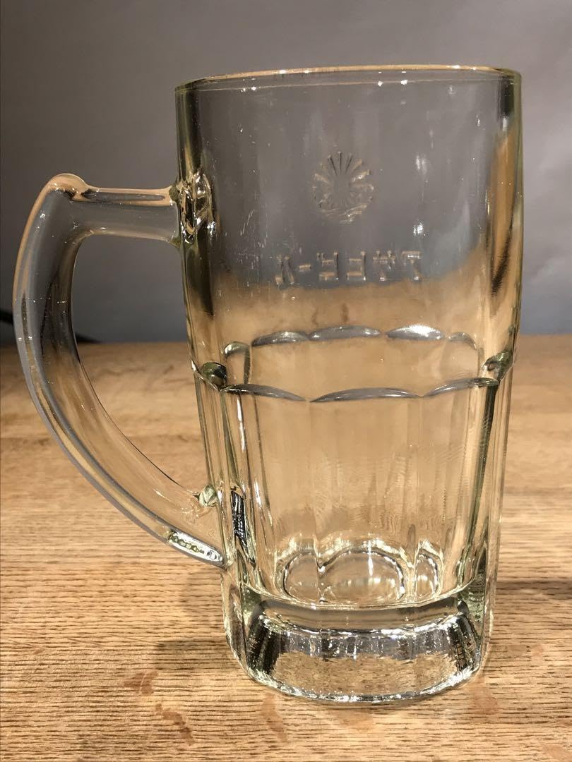 Amazon.co.jp: 1 レトロ アサヒビール ジョッキ 旭日 波 Asahi