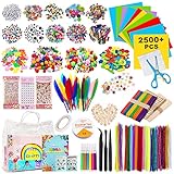 ✨ 【Ideal Geschenk für Kinder】 Das Bastelset enthält viele bastelbedarf,die sich perfekt für Geschenke,Kindergeburtstag,Ostern,Weihnachten,im Urlaub und als Basteln für Kinder.Oder als Belohnung für gutes Benehmen für Kinder,Alle Jungen und Mädchen würden sich über dieses lustige Bastelgeschenk freuen!
