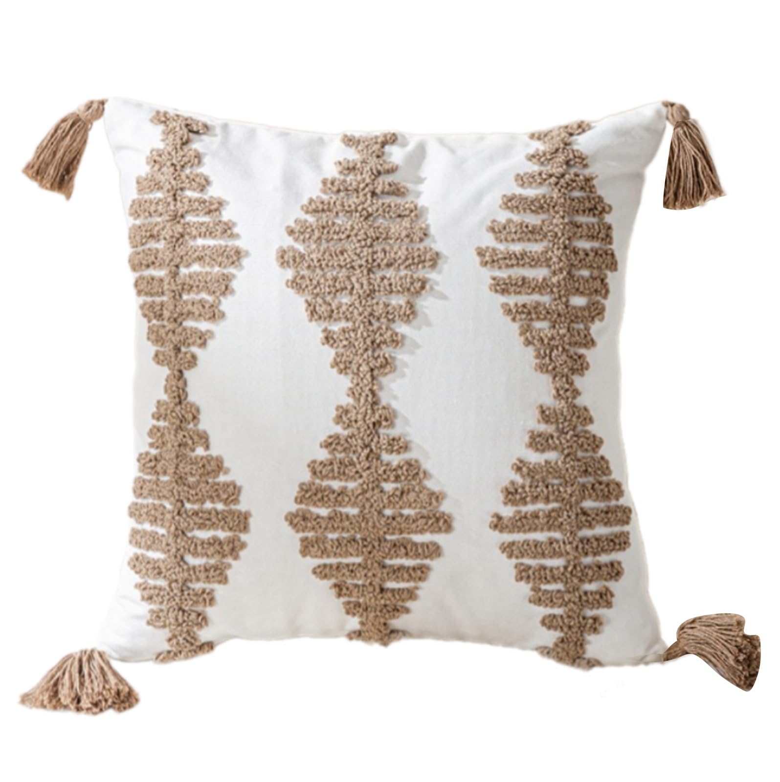 YROHGKPN Cushion Slipcover Cotton and Plush Throw Pillow Case for Bed Couch Sofa Home Decoration Accent 17.2x17.2Inch Cushion Covers