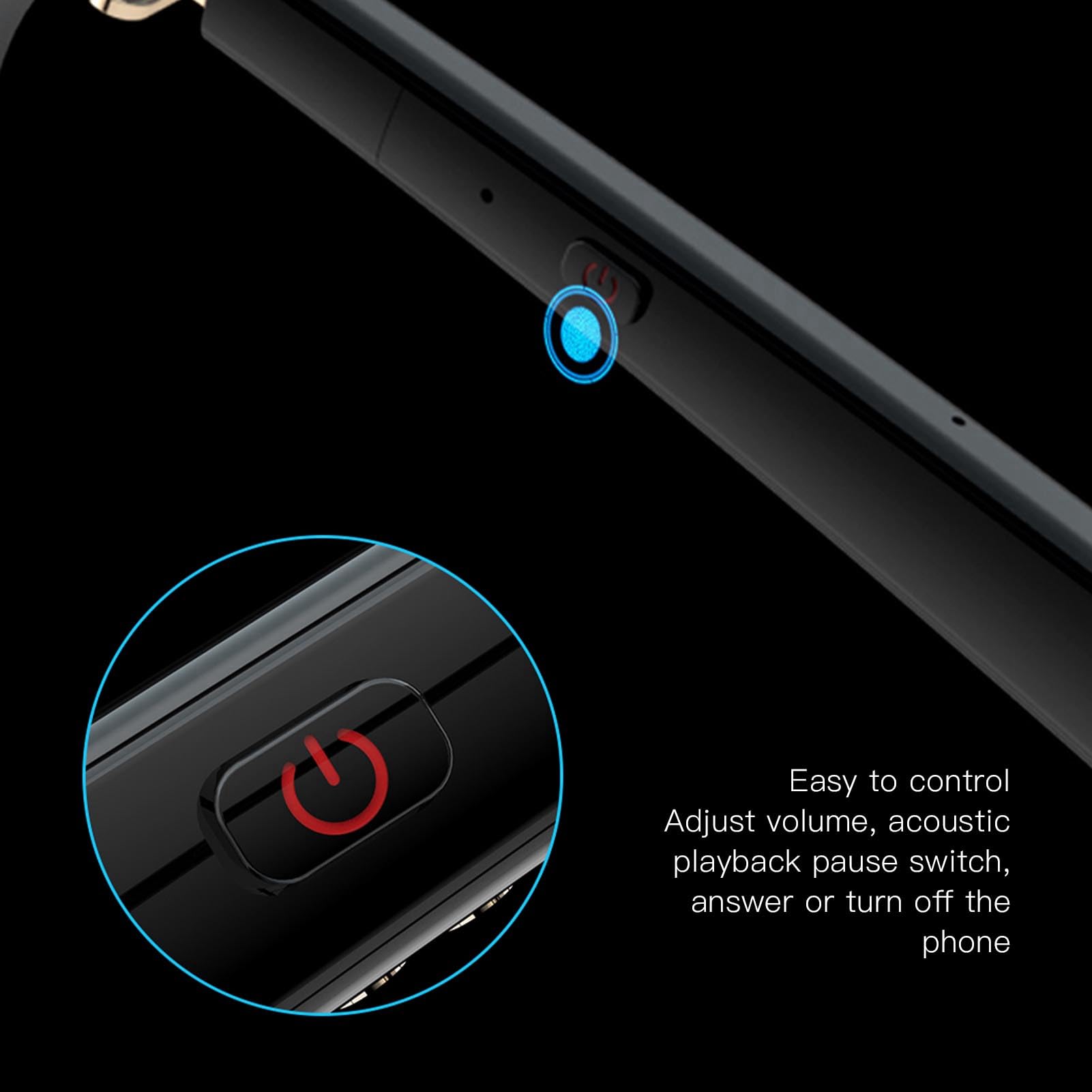 Haofy Occhiali Intelligenti con Altoparlanti Auricolari Aperti, V5.3, impermeabilità IP65, Durata della Batteria 7 Ore