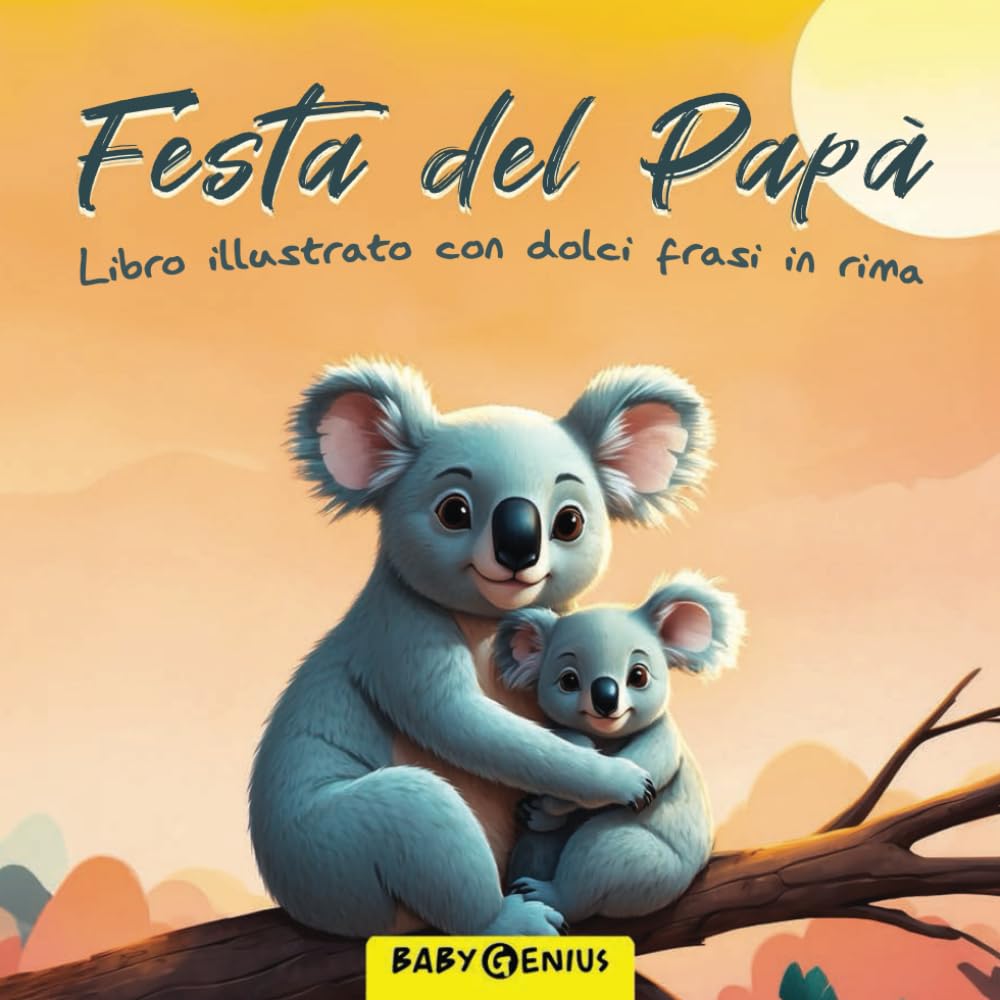 Festa del Papà: Libro illustrato con dolci frasi in rima. Ediz. a colori
