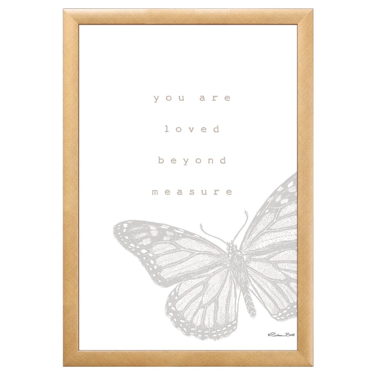 Nursery Baby Wall Art, Nursery You Are Loved Custom Framed Home Décor, 12x16, 50 Custom Frame Options