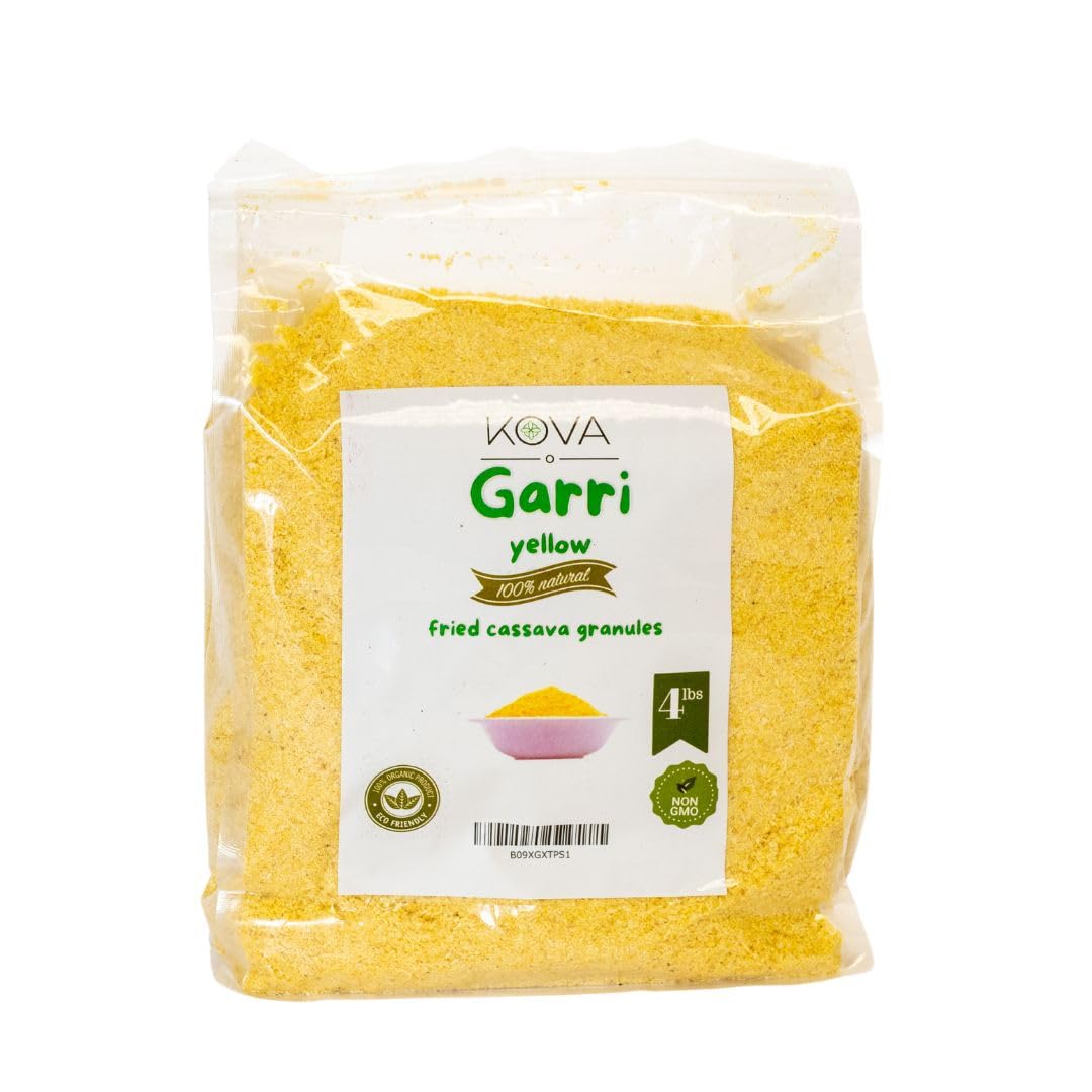 Kovafood Yellow Garri, 4 LBs