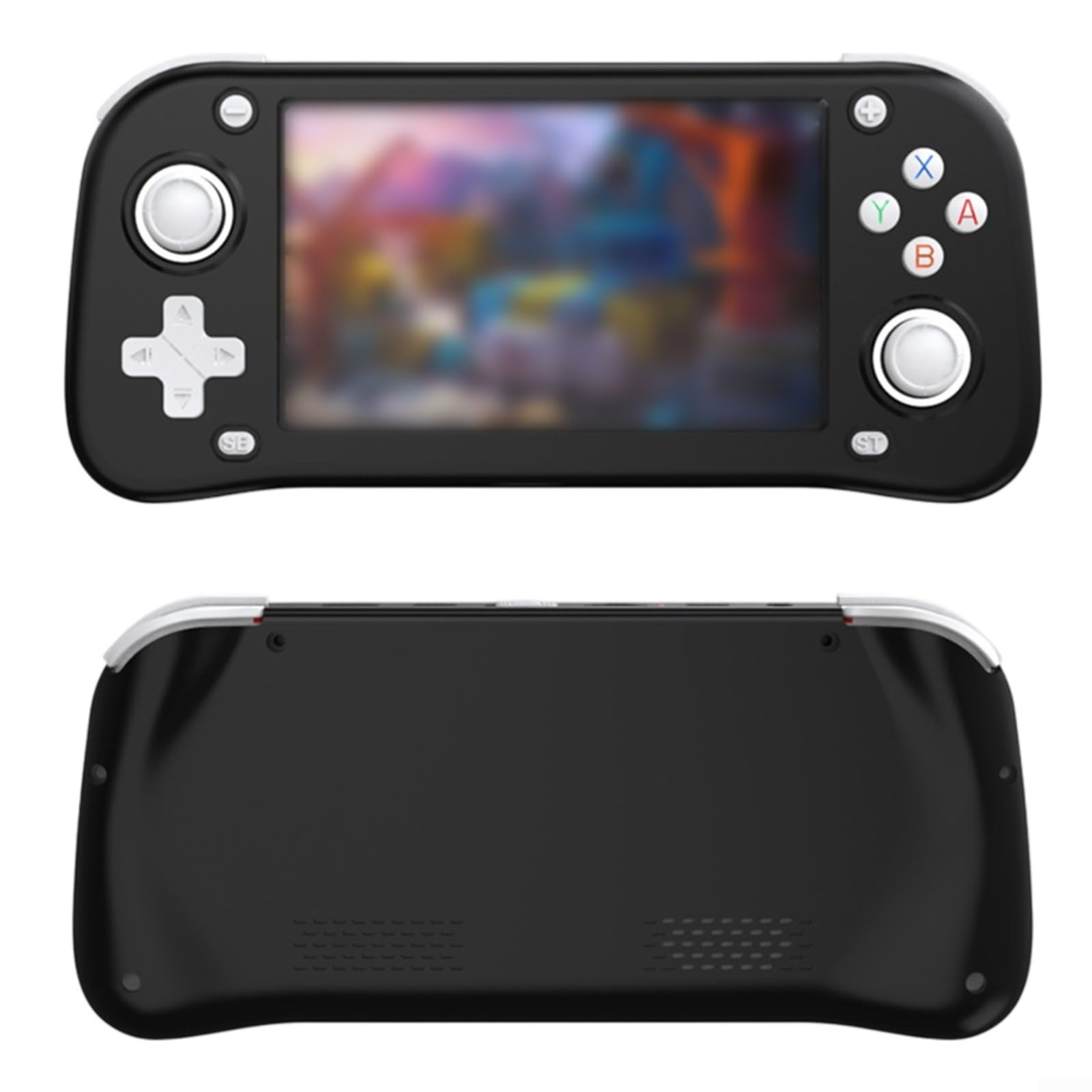 Console di gioco portatile retrò con schermo IPS da 4,3 pollici, batteria da 3000 mAh, memoria da 64 GB/128 GB, supporta oltre 30 emulatori, dispositivo di gioco portatile per giochi classici (64 G