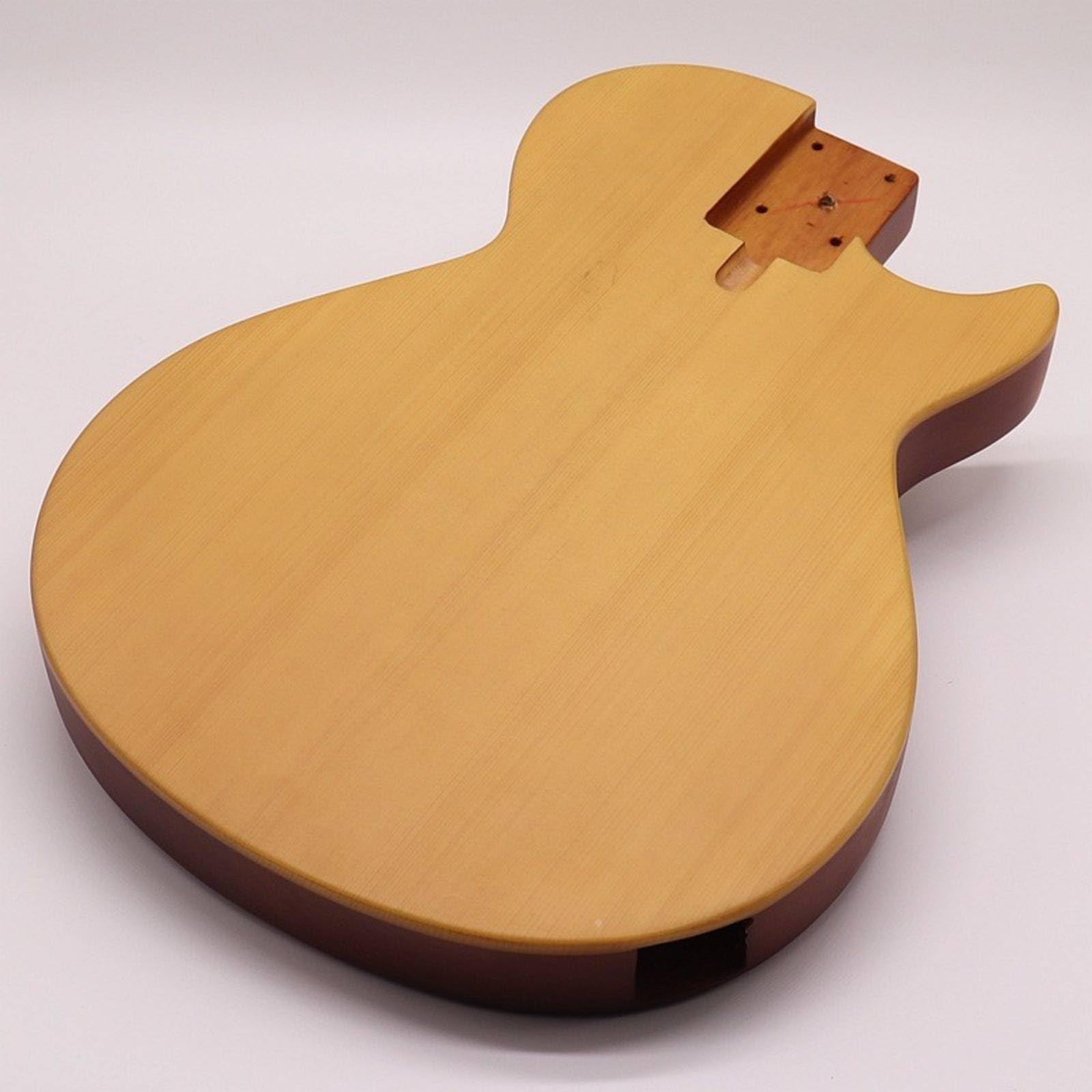 Acoustic Gitarre Rohling Spruce Decke Tonholz Musik mit Vorgefräster Elektronik Kammer Und Montagepunkten für DIY Bau Reparatur Werkstattprojekt Heimwerker