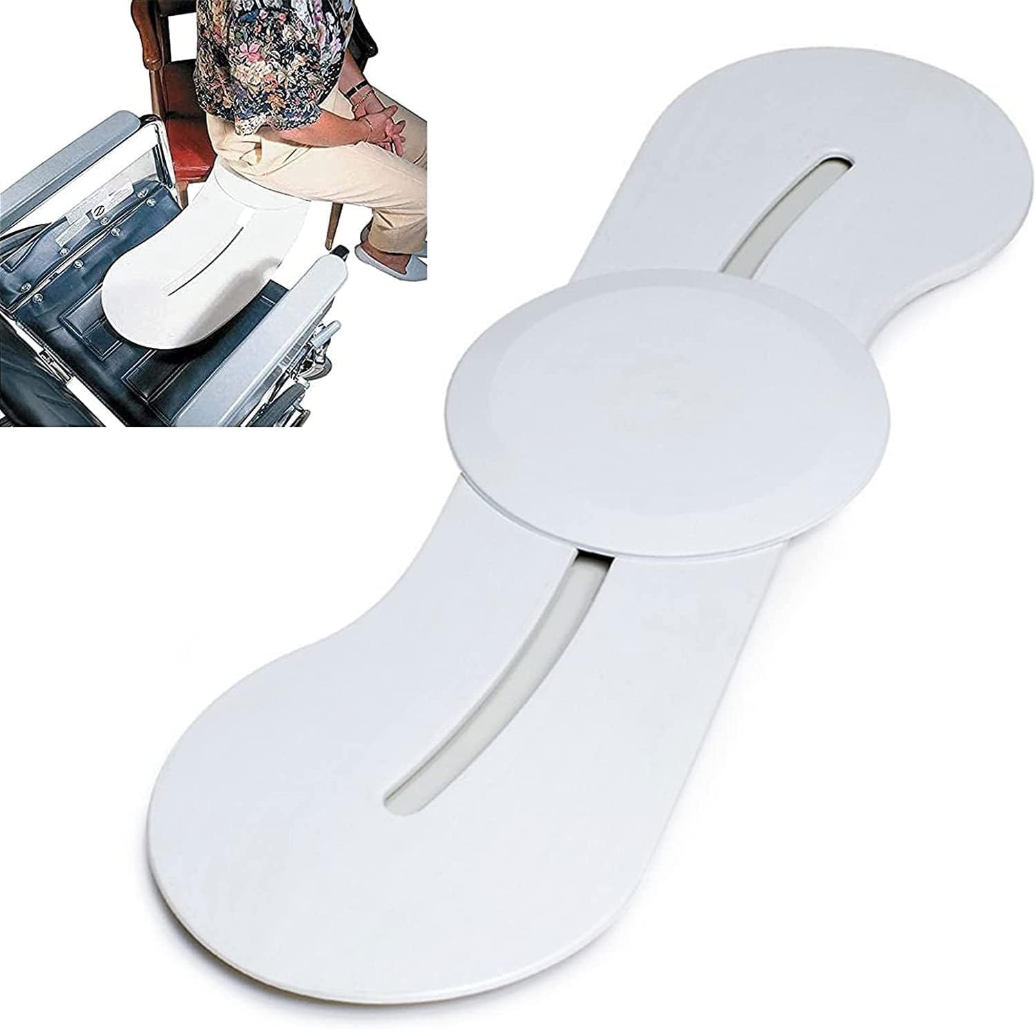Tavola di trasferimento Scorrevole Curva, Sistema di tavola Scorrevole di Sicurezza Portatile a Forma di S, capacità di carico di 100 kg e Cuscinetto in Gomma Antiscivolo sul Retro, per Il trasferim