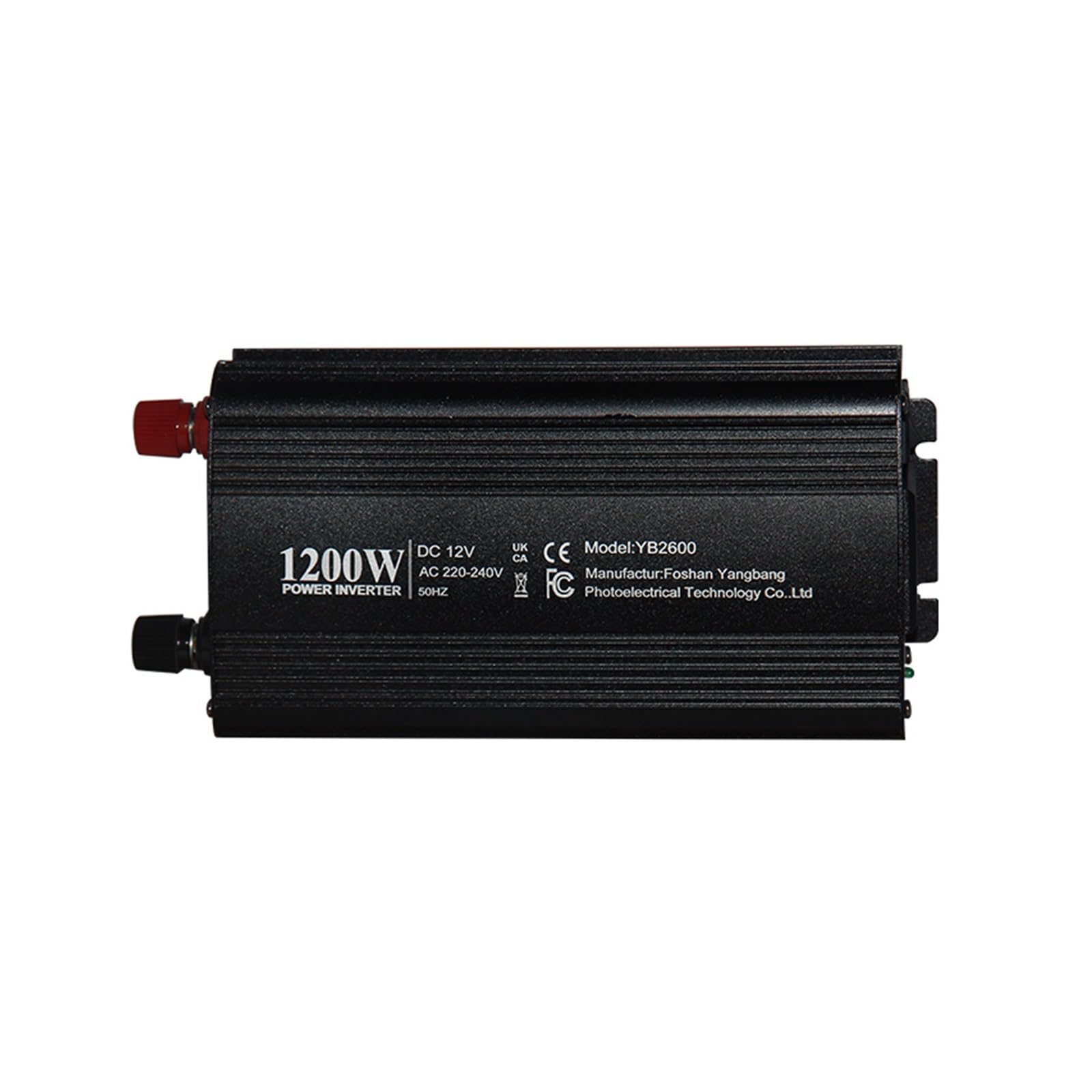 Przetwornica napięcia samochodowego 1200 W (szczytowa) DC 12 V na AC, gniazdo AC i ładowarka samochodowa USB odpowiednia do samochodów, domów, laptopów