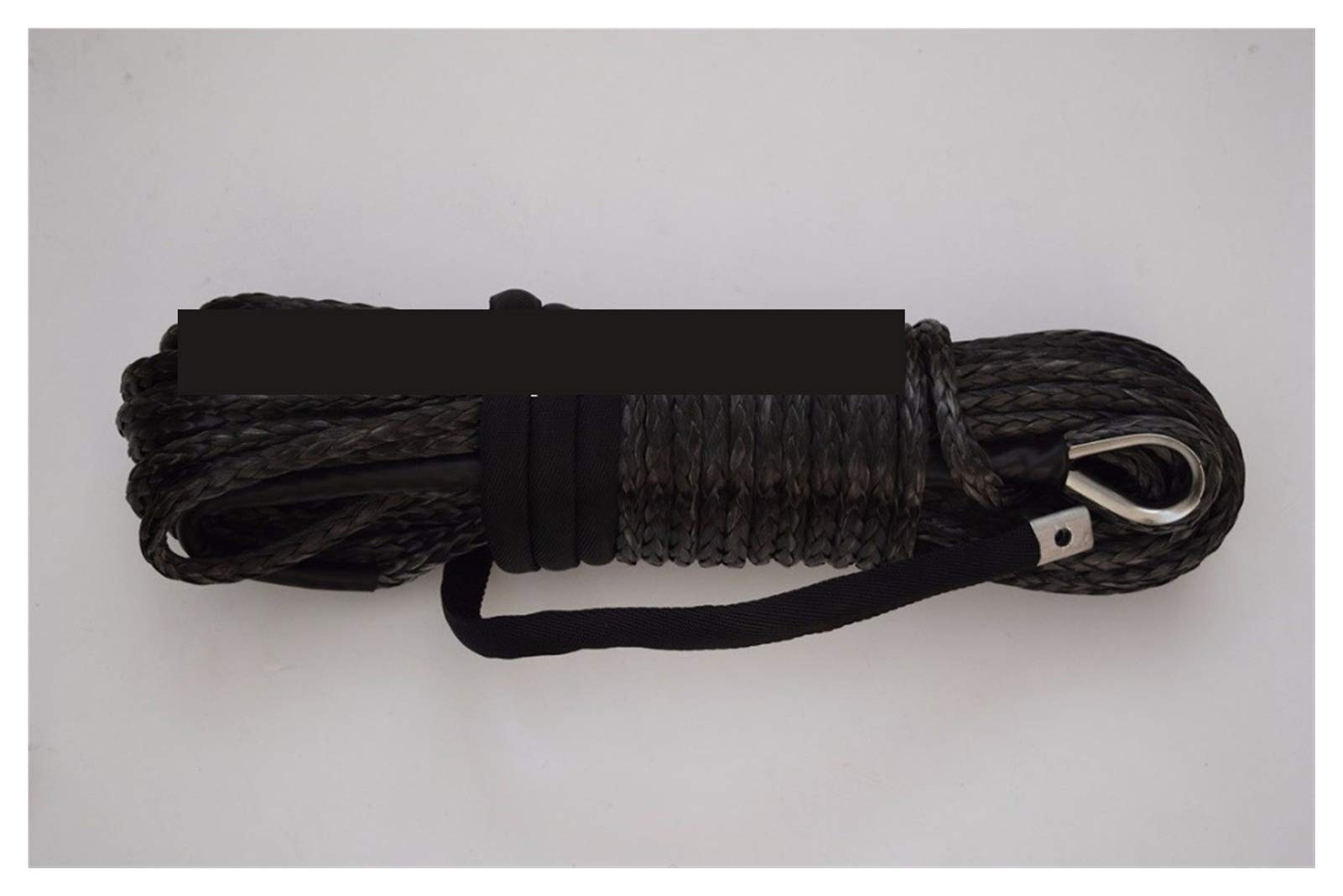 Winch Rope, Black 10mm*30m Off Road Winch Rope,ATV Cable,Synthetic,Plasma 10mm