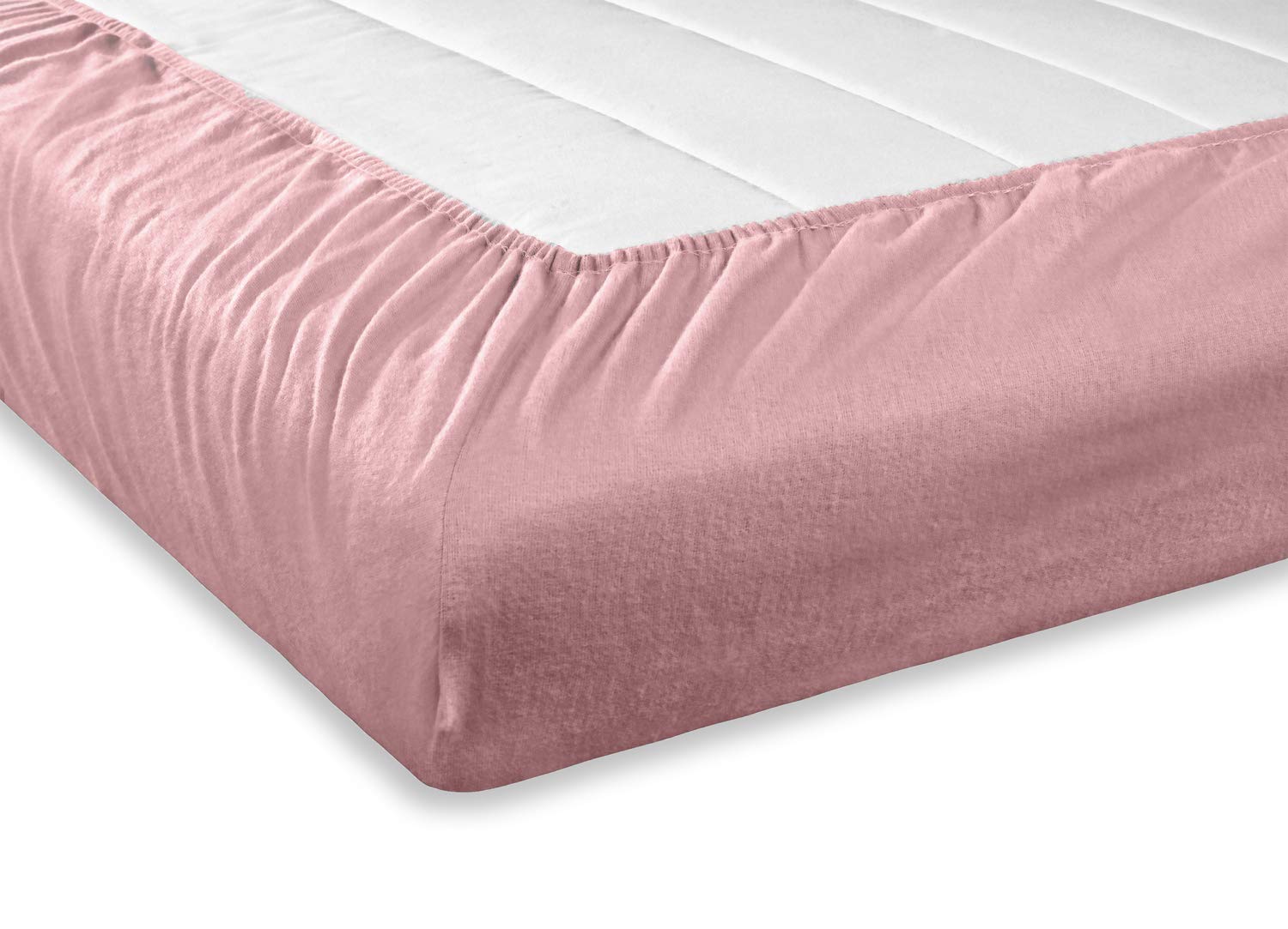 SETEX Fitted Sheet, Antique Pink, 100 x 200 - Image 3