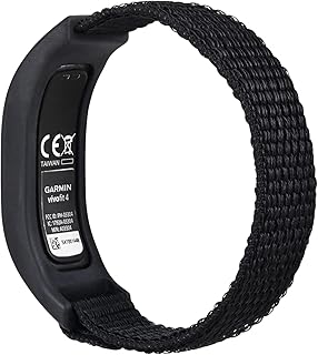 C2D JOY Sport Mesh Nylon Bands Compatible with Garmin Vivofit 4 tracker Replacement Bands with Case-Black