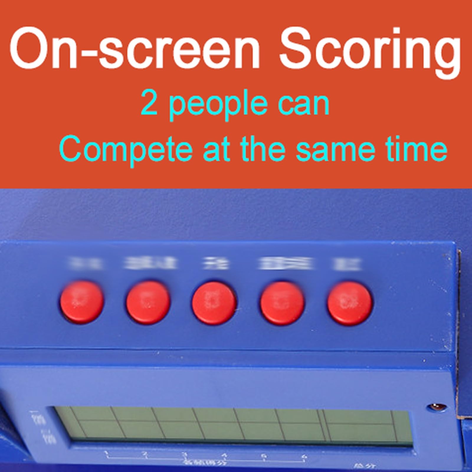 Elektrische Bowlingmaschine mit automatischem Reset, digitaler LED-Anzeigetafel, Beleuchtung und Soundeffekten für Familien-Arcade-Sportspiele zu Hause