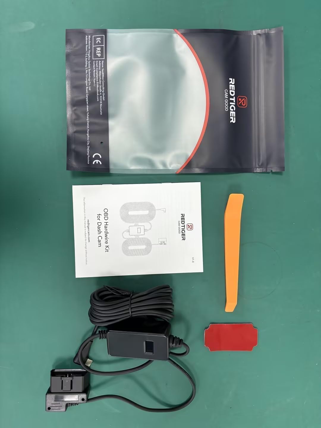 REDTIGER Dash Cam OBD Hardwire Kit Power Cable Type USB C Port,10FT 12V-24V to 5V,for Dash Camera, Low Voltage Protection - Image 7