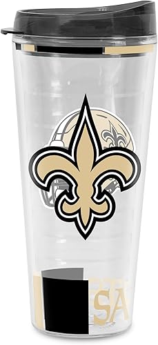 Miniatura 105 de Rico Industries NFL - Vaso clásico de fútbol americano de doble pared, 16 oz o 20 onzas, tapa W