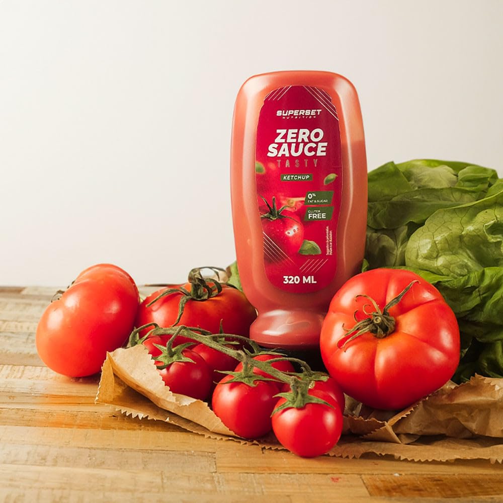 SUPERSET NUTRITION | Tasty Zero Sauce (6x320ml) | Sauces zéro | Sauces zéro calorie ultra gourmandes, Ketchup