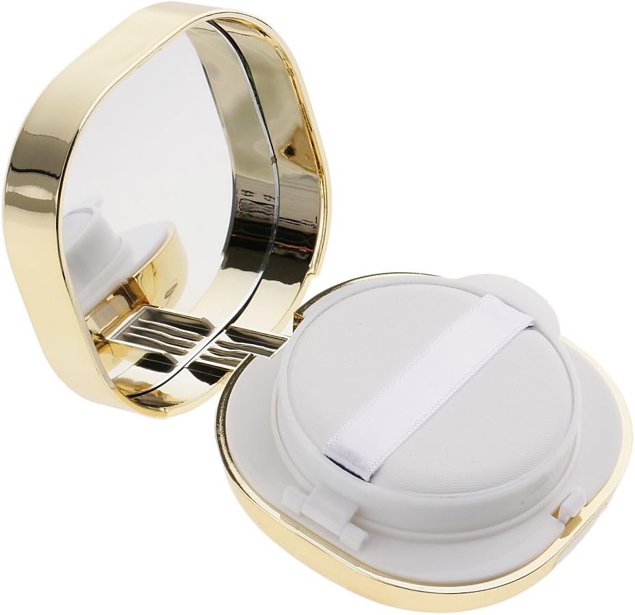 Portable Air Cushion BB CC Cream Foundation Empty Container Box Case DIY – Conveniently Available Anytime Anywhere – Moisturizes Long – Makeup Storage for – B, like picture show