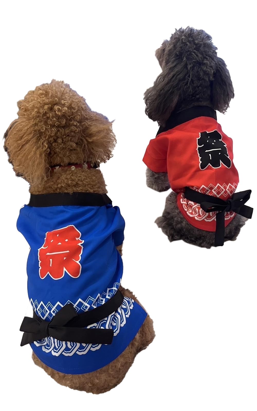 まっぺ！犬服  Ssize 法被コスチューム ウェア no18 Amazon | [スペースホビー] 色を選べる 犬用 はっぴ 法被 祭 人間とお