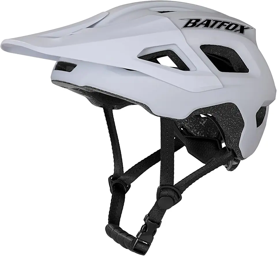 BATFOX Capacete De Bicicleta Para Homens E Mulheres Adultos - Estrada Mtb Montanha Ajustável (54-61 Cm) Com Ventilação Ultraleve