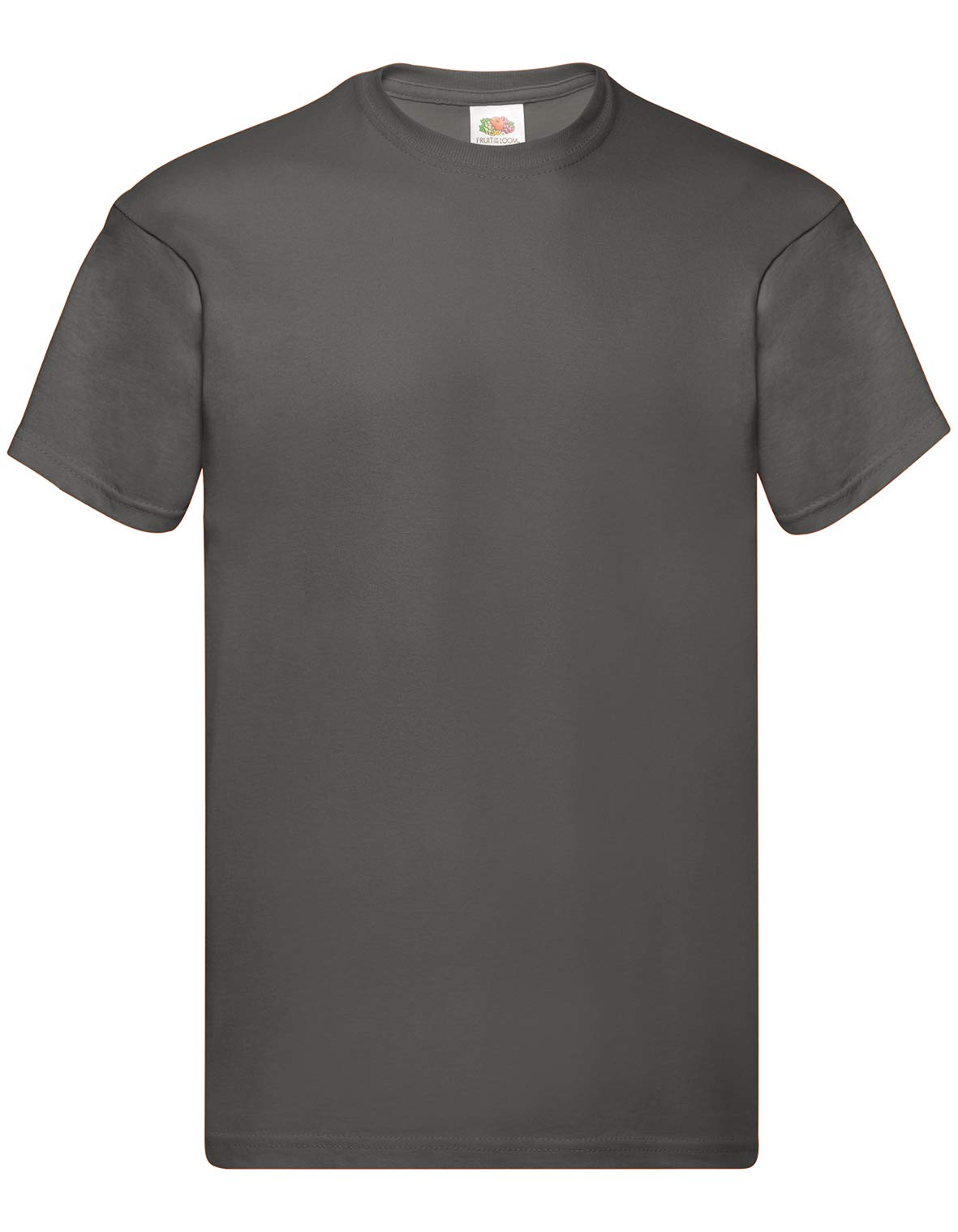 Screen Stars Fruit of The Loom Men's Plain T-Shirt 100% Cotton, Graphite Grey, L