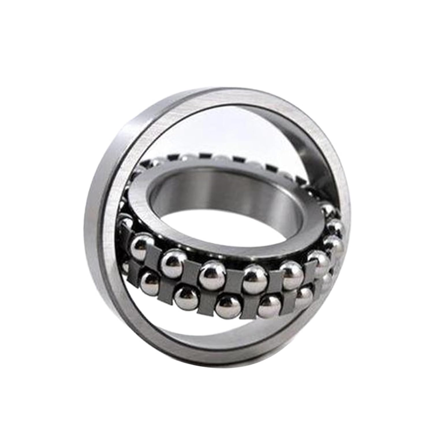 Double Self-aligning Ball Bearings 2202 2203 2204 2205 2206 2207 5Pcs(2207)