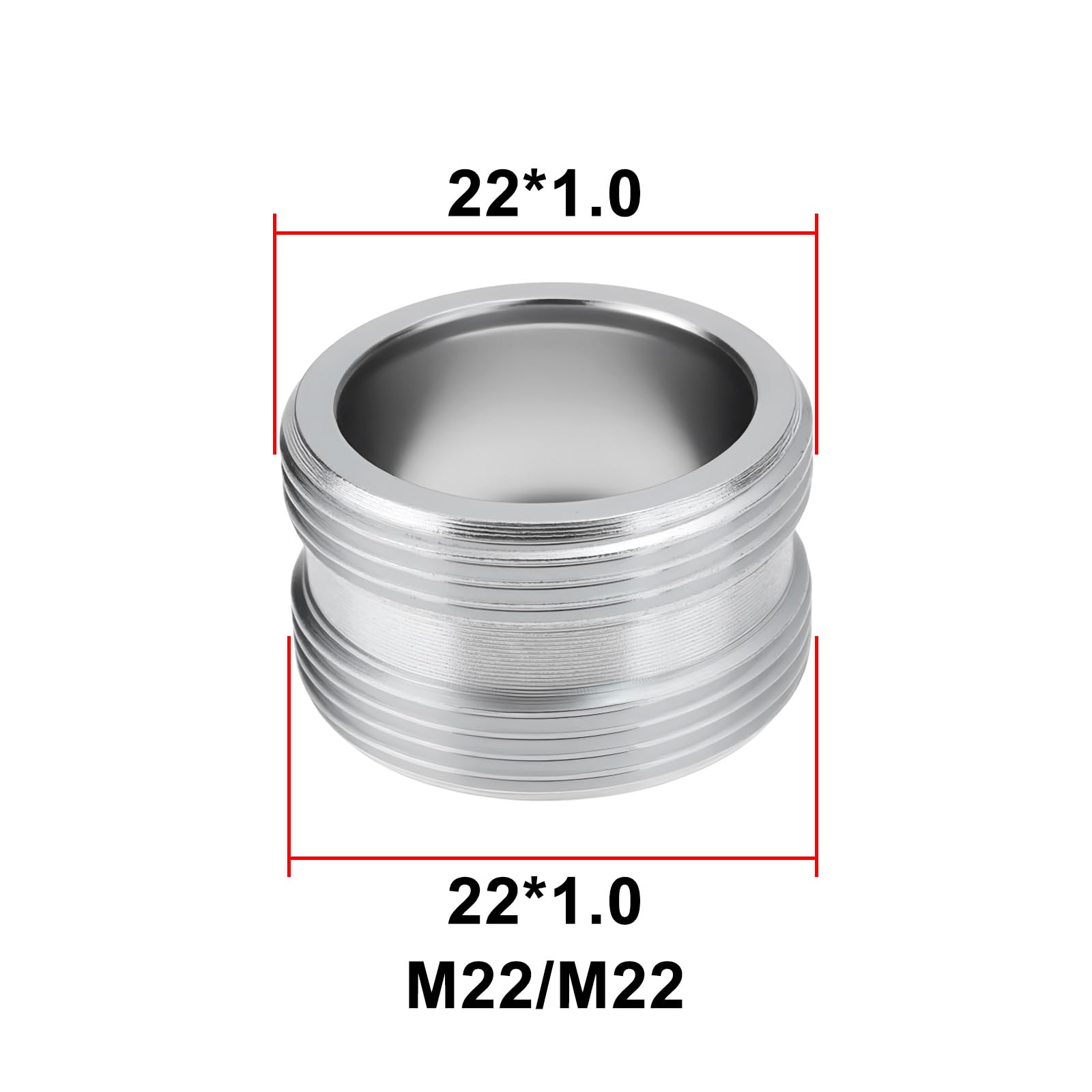 4 Adaptateurs Robinet M22 Mâle Vers M22 Mâle Avec Joints - Laiton, Pour Aérateur D'évier, Tuyau D'arrosage, Filtre à Eau
