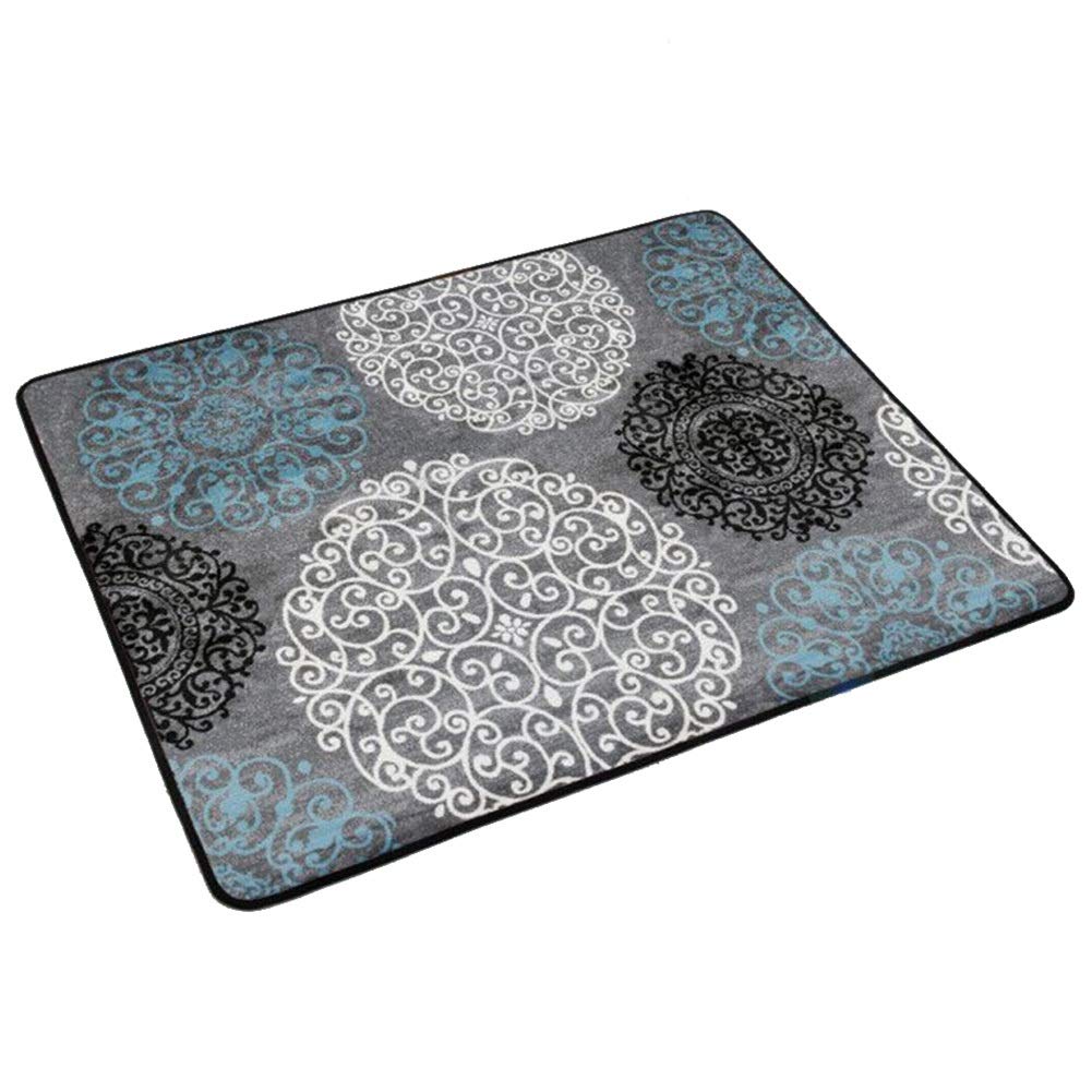 ZRUYI Paillassons pour Entrée Tapis D'entrée De Cuisine Tapis De Porte Moquettes Style Abstrait Facile Moderne Facile À Nettoyer, 4 Couleurs Personnalisable (Color : A, Size : 80x120cm)