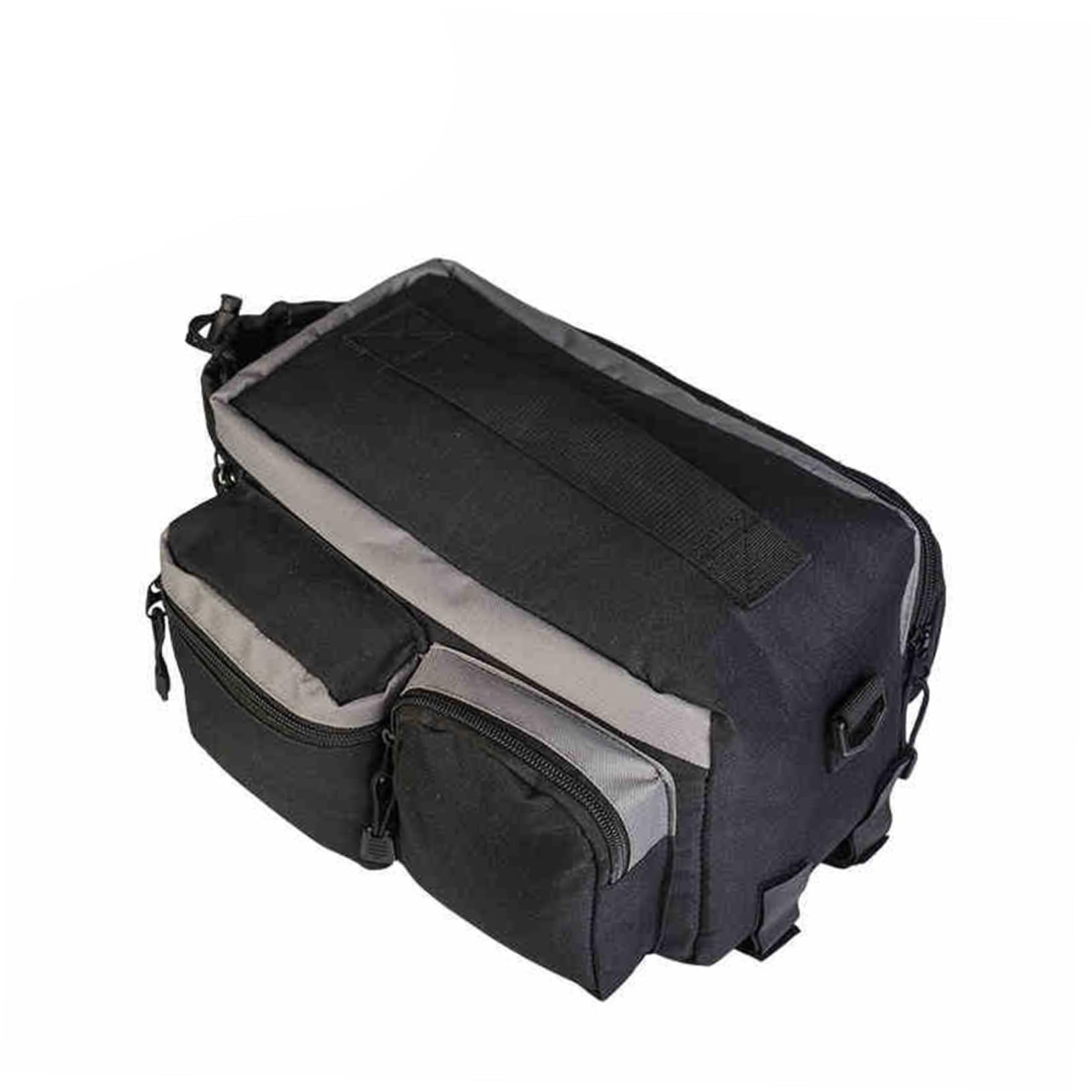 Gatuida Borsa Posteriore Per Bicicletta Capiente e Multifunzionale Con Laterali e Porta Bottiglia Materiale Resistente All Cinghia Per Spalla Facile Da Installare Nero