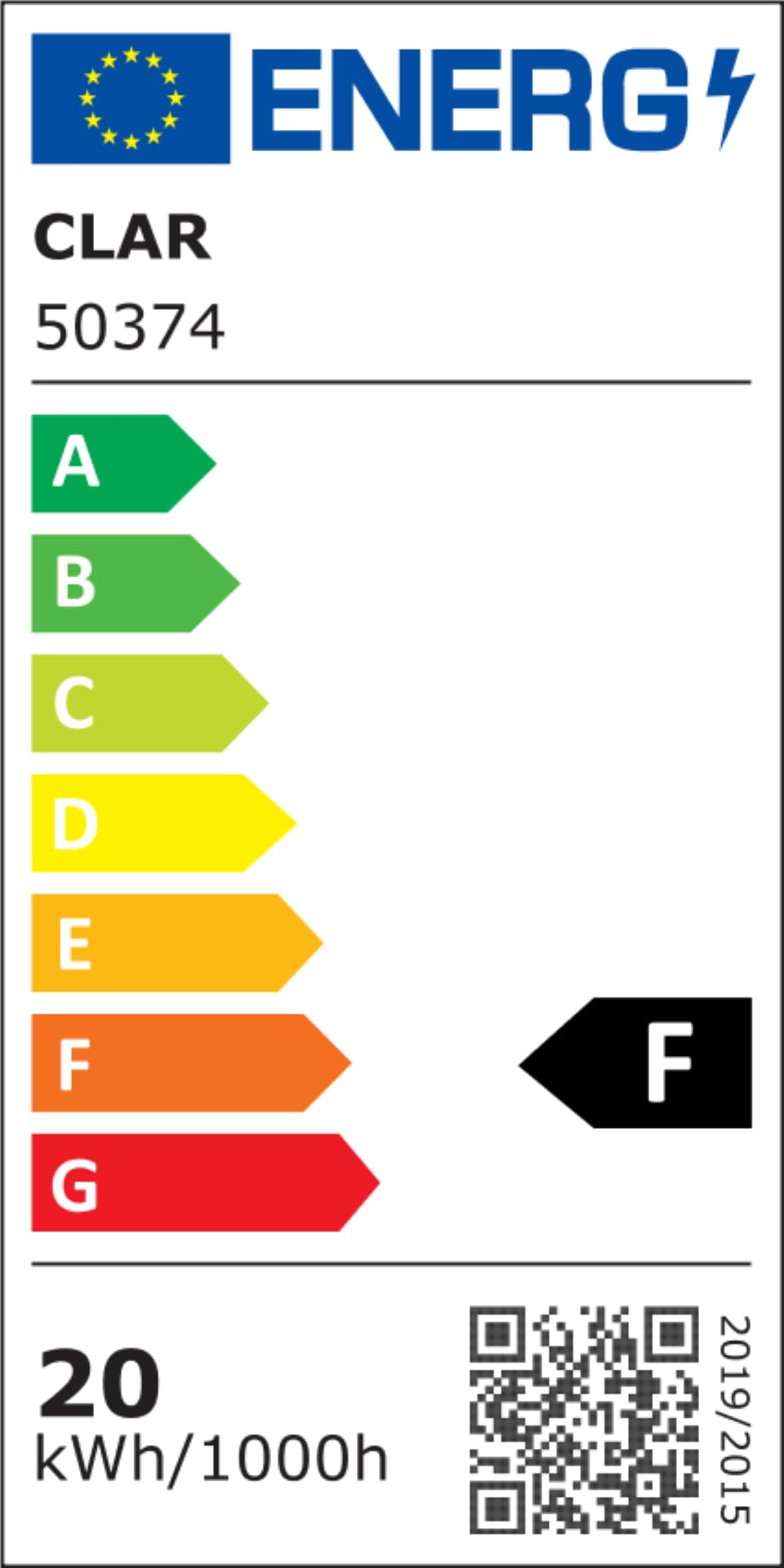 CLAR - Downlight LED surface 20 W carré, plafonniers, applique de surface, plafonnier carré, lumière froide 6500ºK (Pack 5)