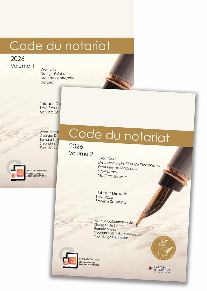 Code du notariat: Pack en 2 volumes