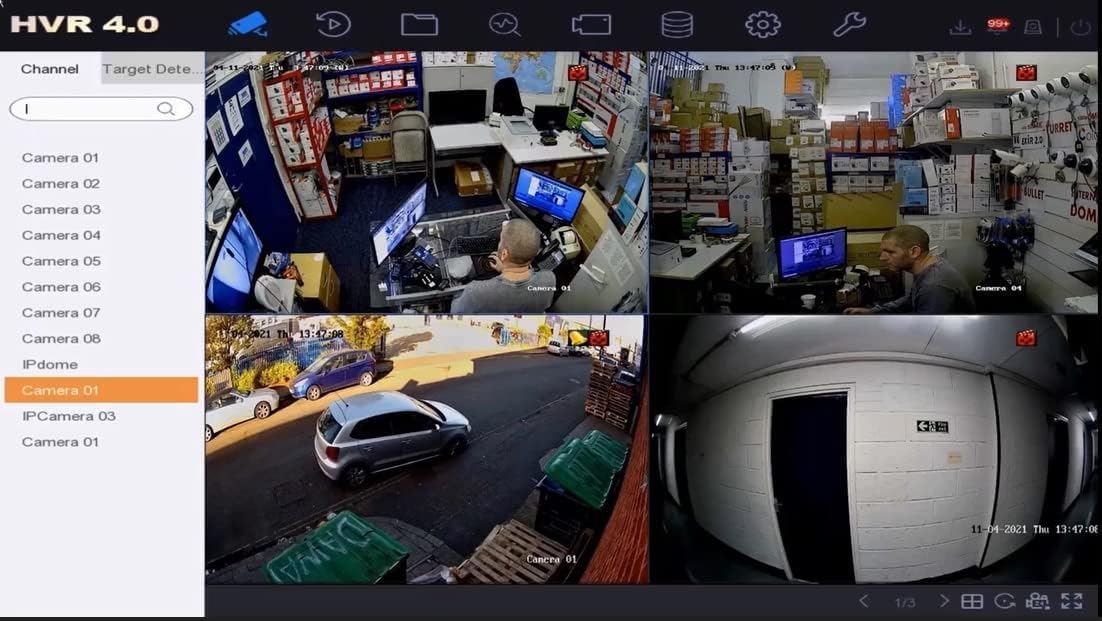 4K 8MP 32 Channel Acusense DS-7632NXI-K2 NVR with【No POE Ports】, 【2 SATA Hard Drive Spaces】, Human/Vehicle Detection, Up to 4K 12MP IP Cameras, Hard Drive Not Included