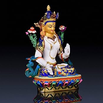 カラフルな仏像デザインの茶碗 カラフルな仏像デザインの茶碗