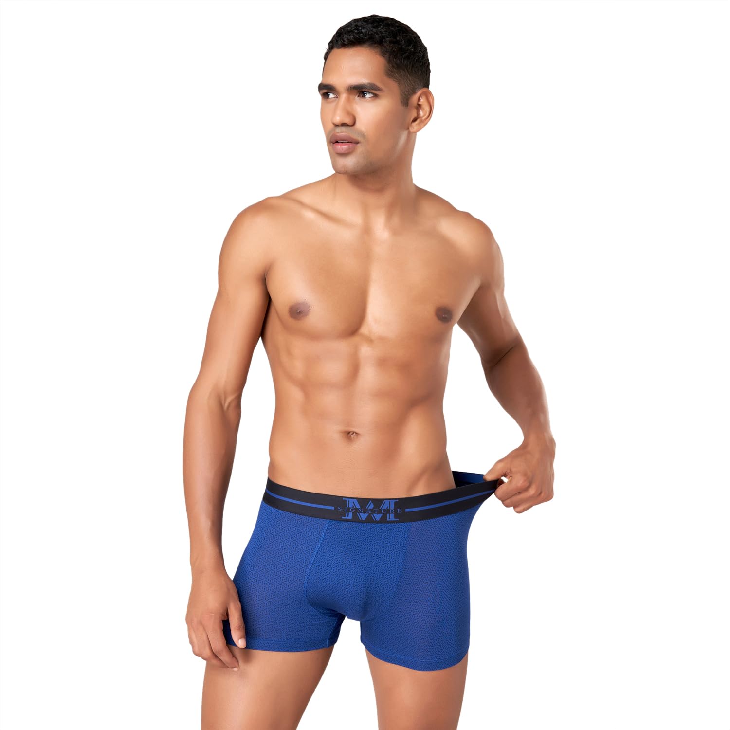 Macroman M-Series MW Signature Collection by Rohit Bal Premium Modal, pantaloncini da uomo in spandex