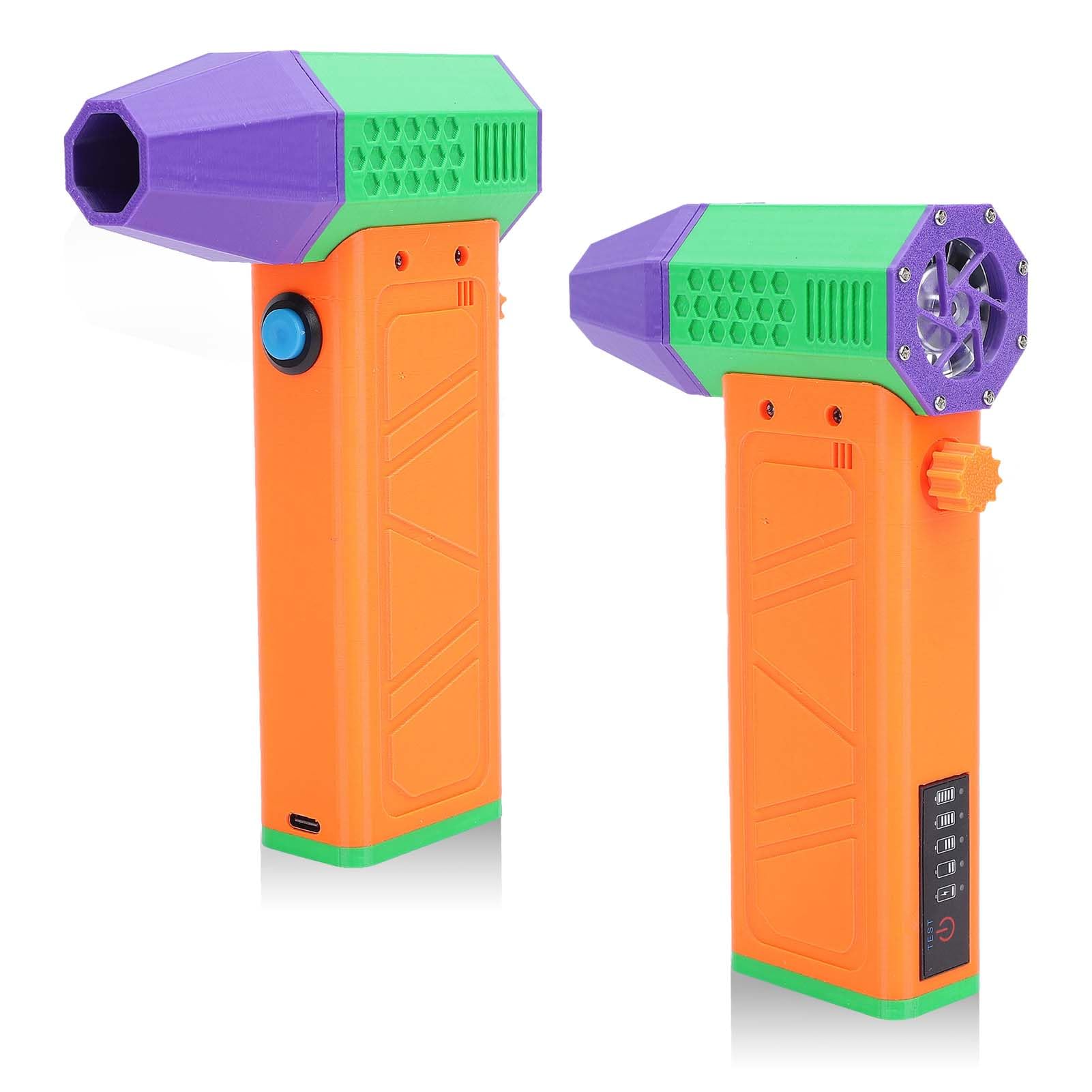 Electric Air Duster - 140000RPM Compressed Air Duster, Dry Blower, 62m / s Wind Speed, 4000mAH Battery, 15W Type C Charging, for Sofa Keyboard Car (