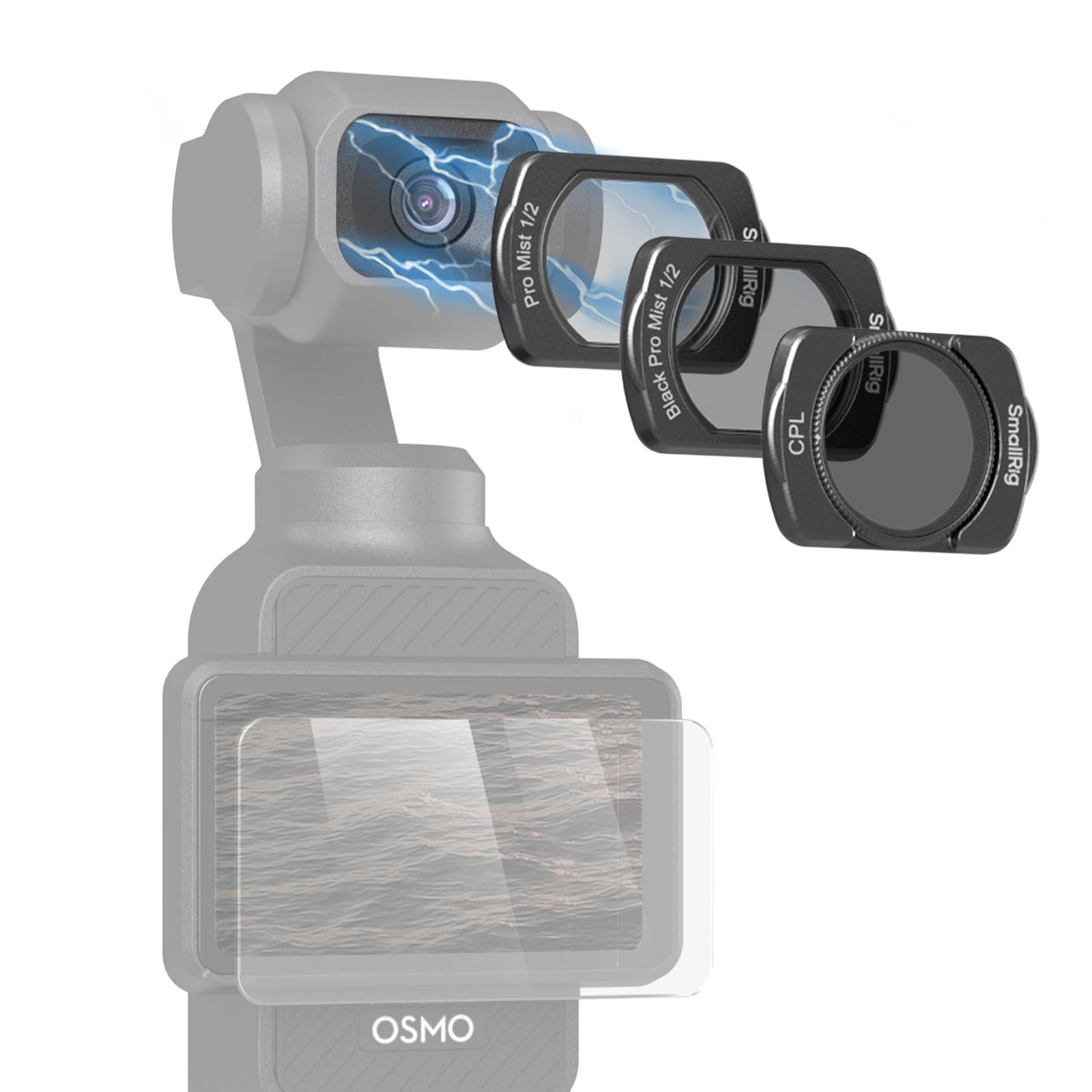 Amazon.co.jp: SmallRig 4775 Black/White Diffusion Filter & CPL