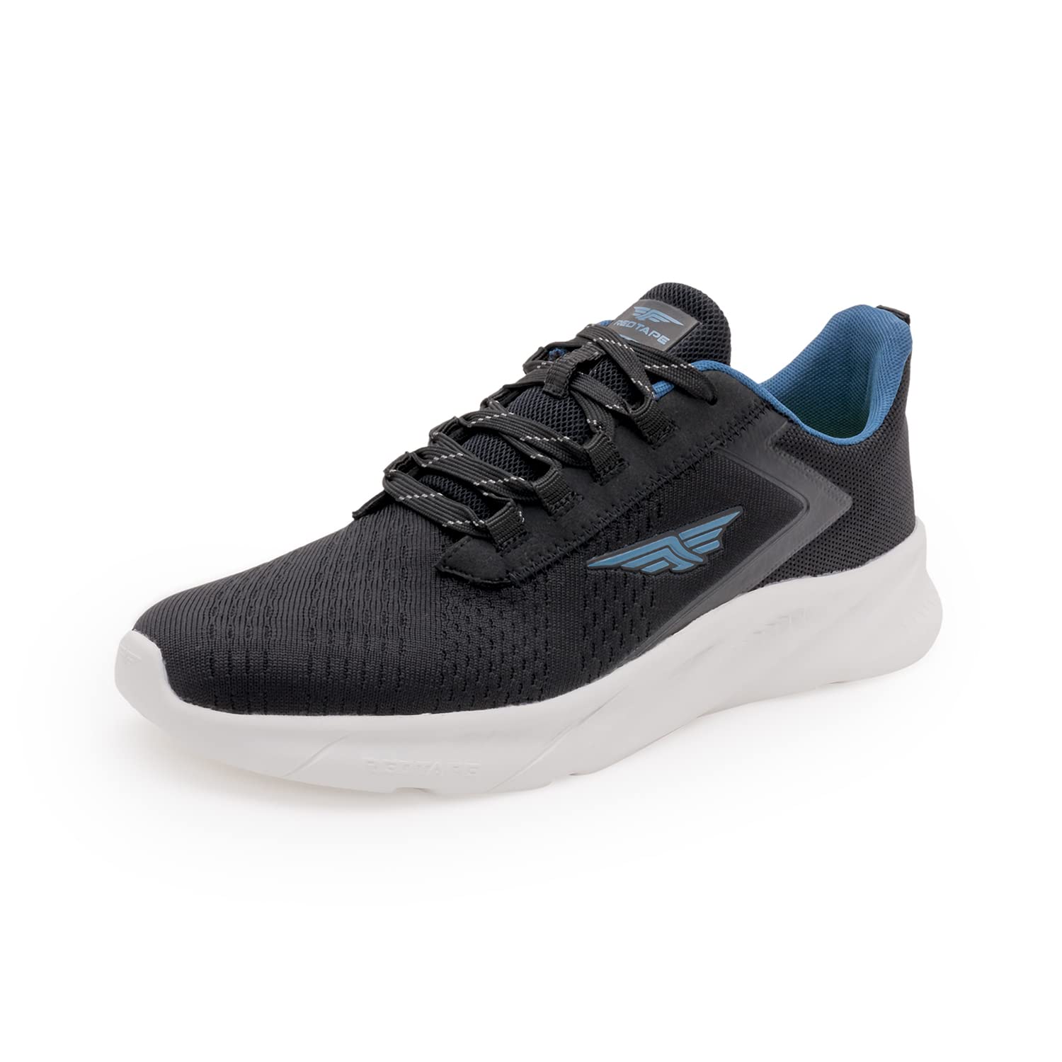 Red TapeMen Black Walking Shoes