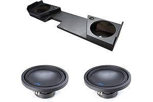 Alpine Compatible 2014 and Up Chevy Silverado Type S 12-Inch Dual Sub...