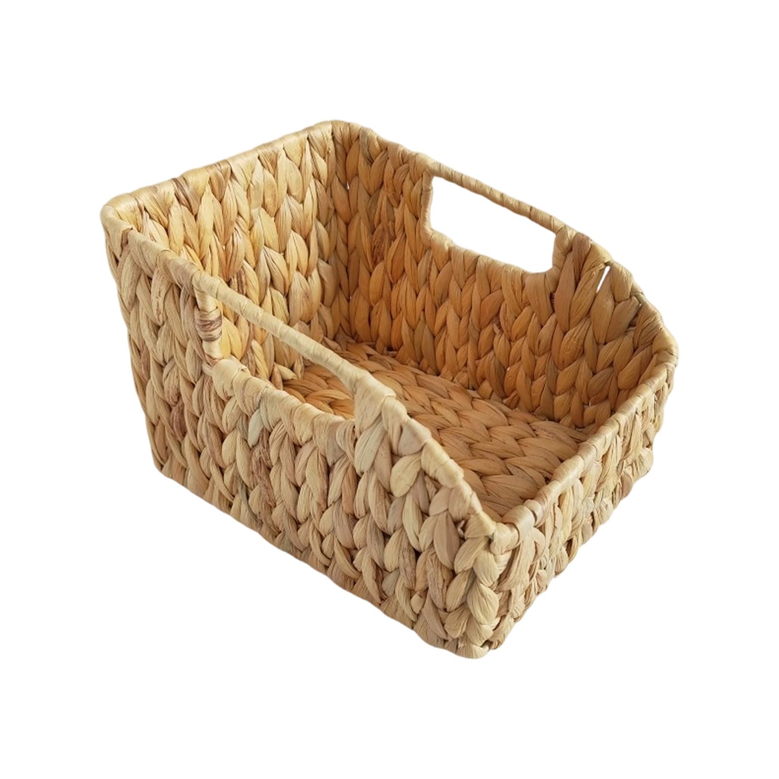 Kangnice Handcrafted Natural Fiber Storage Bin Breathable Design Multipurpose Household Organizers Scandinavian Storage Bin Woven Container Nordic Multipurpose