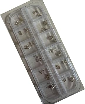 Fontenay 12 Farklı Çeşit 3D Tırnak Süsleri Tırnak Charm Nail Charms Özel Harflerden Tırnak Süsler Renkli