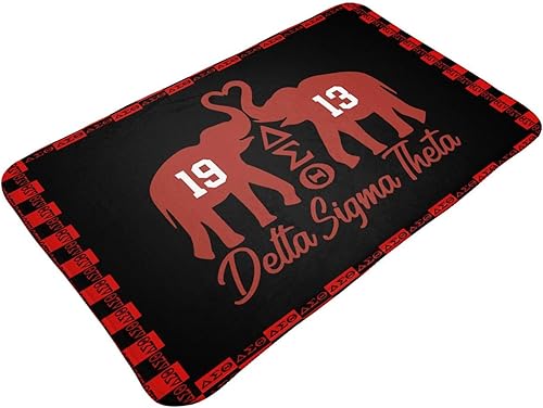 Miniatura 4 de Alfombra de juego con logotipo de elefante, 20 x 32 pulgadas, antideslizante, suave, para sala de estar, comedor, puerta delantera, entrada exterior