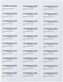 Amazon FBA Label (100 Sheets, 3000 Labels) 30-up Labels 1"×2-5/8" on A4 White Self Adhesive Shipping Mailing Stickers for Laser/Inkjet Printer, Meets Amazons FBA Requirements-Bluemaple