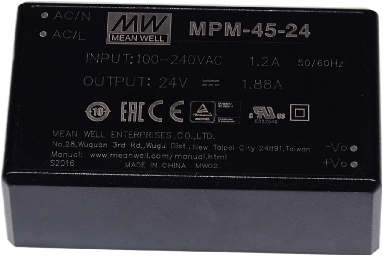 MPM-45-5/12/24/48V 45W Medical Encapsulated Switching Power Supply PCB Chassis mounting Type Power Supply(MPM-45-48 48V)