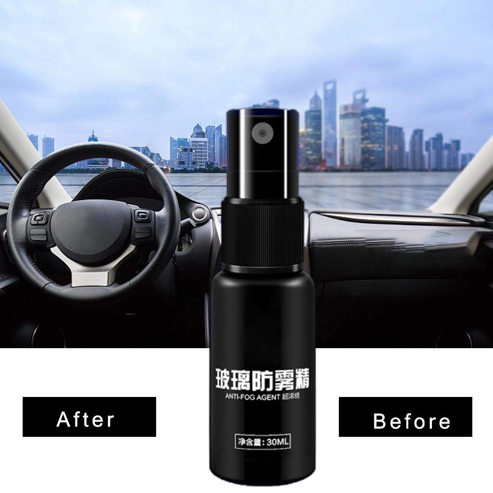 soundwinds Antifog Spray for Car Anti Fog Treatment Waterproof Rainproof Anti Fog Spray Agent for Car Windows Motorcycle Visor Glass Bathroom Cleaner Car Cleaning Car Accessories 30ml