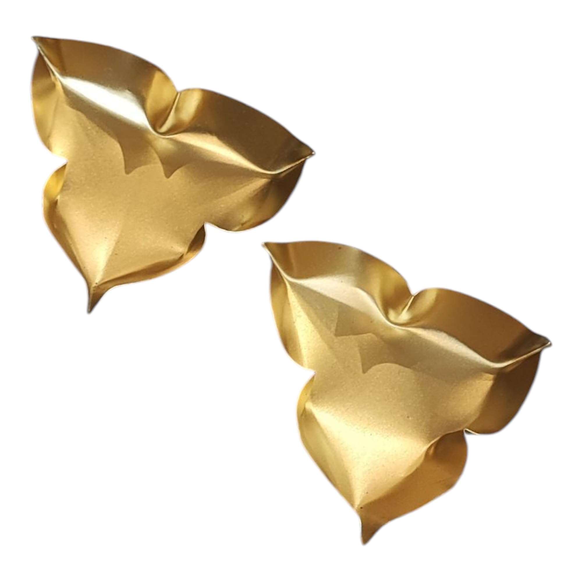 Polaris Fox Pack of 2 Metal urli for Candle Making and Diwali Decoration. (Small)-image-19